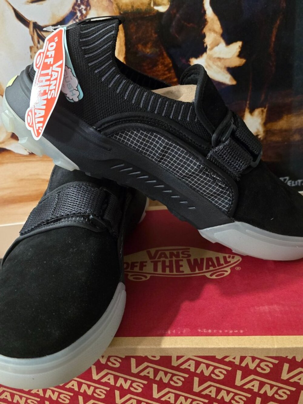 VANS Coast CC Shoes Suede Covert Black/Black VN0A5JMCBKA Slip-On RARE 12 NEW